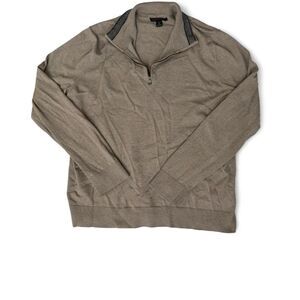 Banana Republic Premium Cotton Cashmere Taupe Size XL